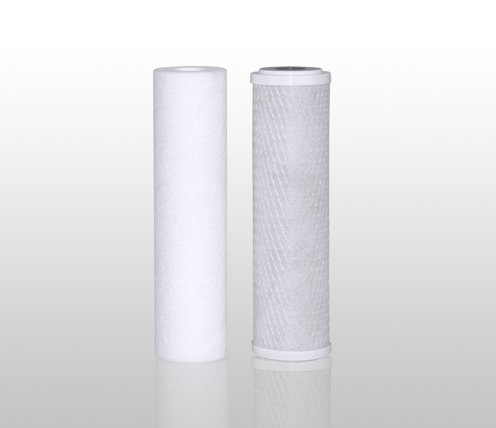 Twin Undersink Water Filtration Filter Replacement Set - For Town Water