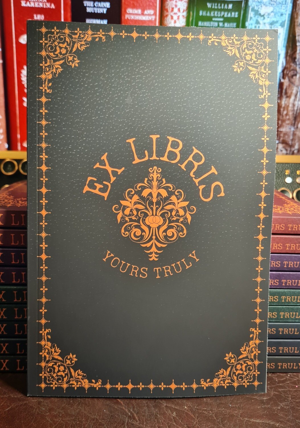Ex Libris: Yours Truly - Review Notebook - BLACK