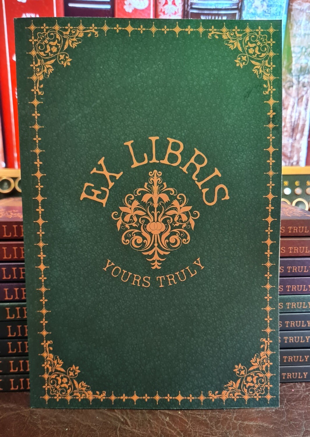 Ex Libris: Yours Truly - Review Notebook - GREEN
