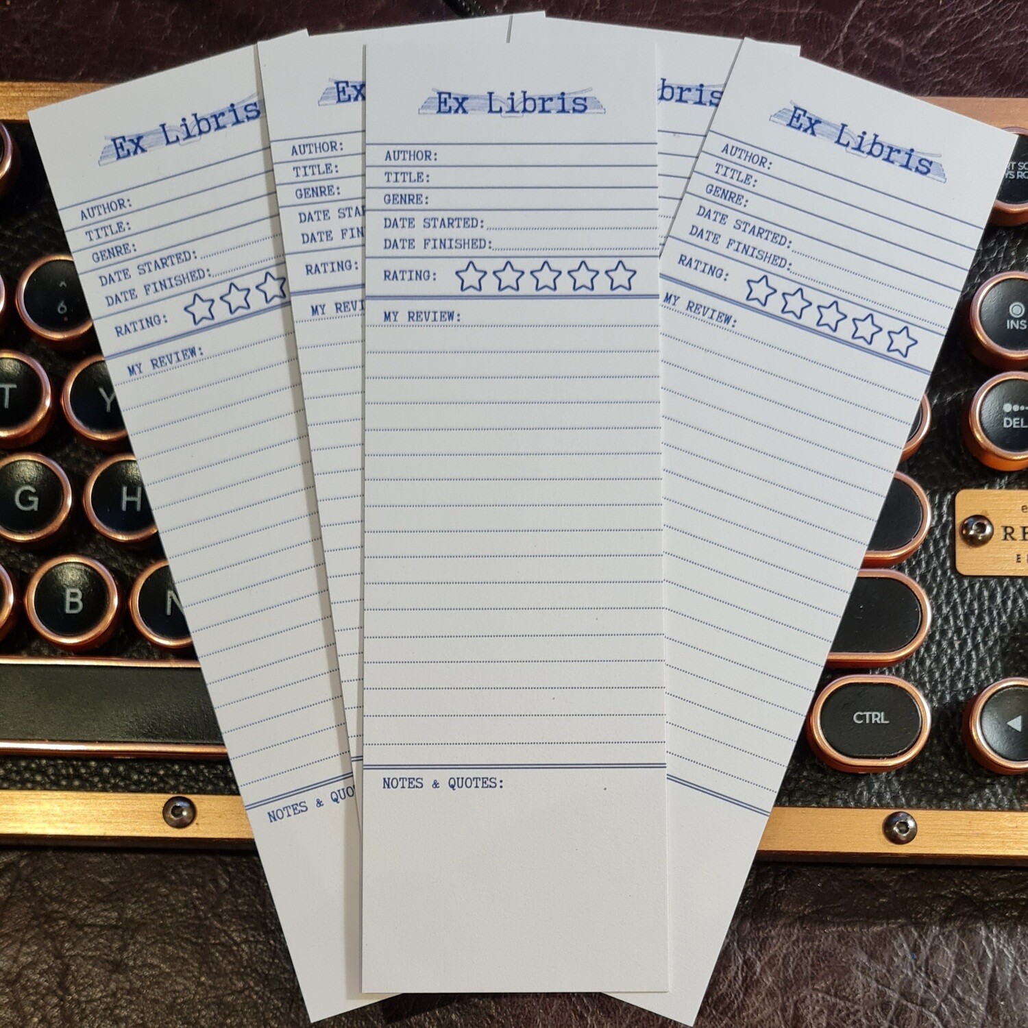 Ex Libris - Review Bookmarks