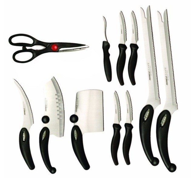  Miracle Blade IV World Class Professional Series 13 Piece  Chef's Knife Collection - Ergonomic and Versatile Flash Forged Blades: Home  & Kitchen