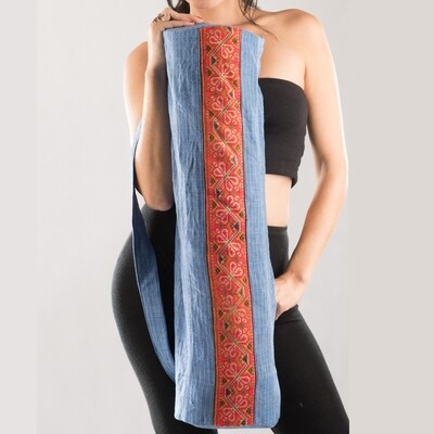 Cool Yoga Mat Bag - Vintage Cotton Fabric