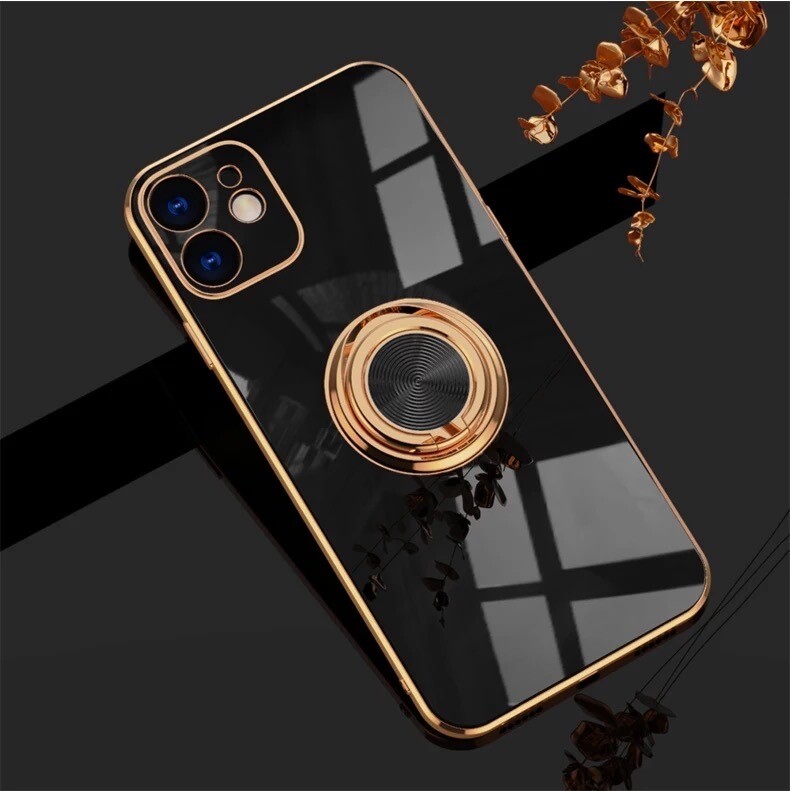 IPhone Luxus Glas Floral Textur Schutzhülle Case