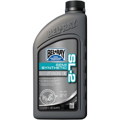 BEL-RAY
SL-2 SEMI-SYNTHETIC 2T ENGINE OIL 1 LITER