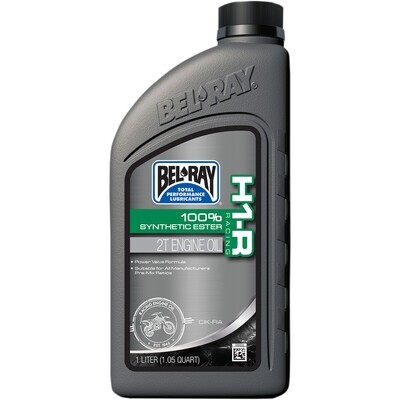 BEL-RAY
H1-R RACING SYNTHETIC ESTER 2T ENGINE OIL 1 LITER