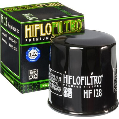 HF128 HIFLOFILTRO
OIL FILTER SPIN-ON PAPER GLOSSY BLACK