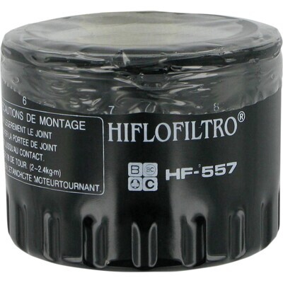 HF557 HIFLOFILTRO
OIL FILTER SPIN-ON PAPER GLOSSY BLACK
