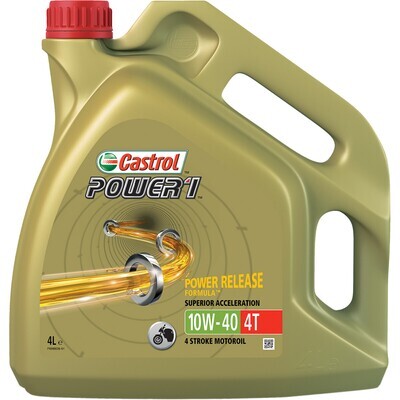 CASTROL
POWER 1 4-STROKE SAE 10W40 PARTLY SYNTHETIC 4 LITER