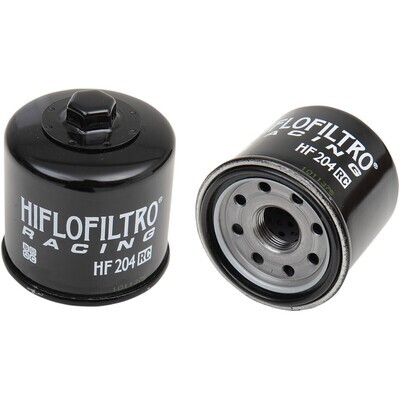 HF204RC HIFLOFILTRO
OIL FILTER SPIN-ON RACING WITH NUT PAPER GLOSSY BLACK