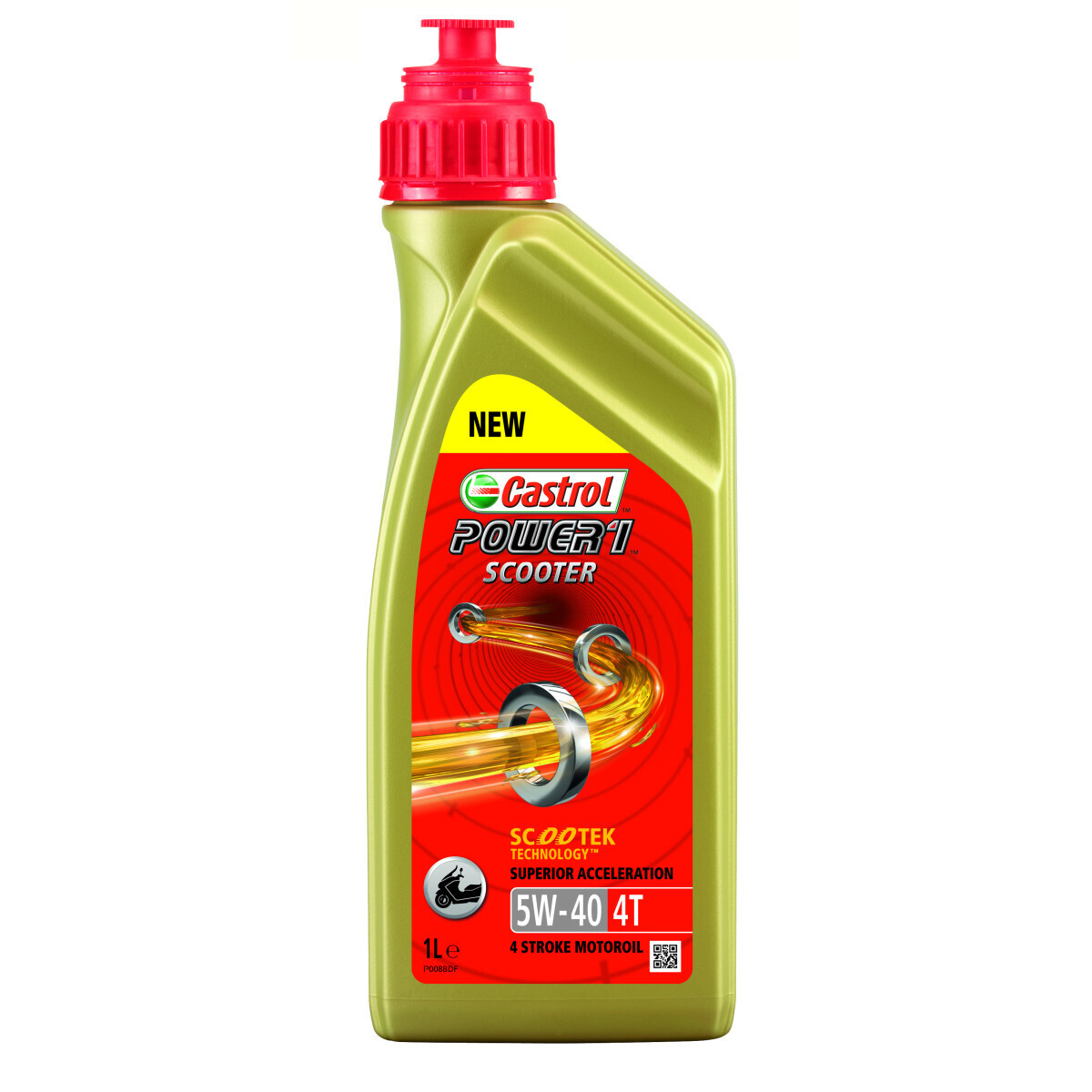 CASTROL
POWER 1 SCOOTER 4-STROKE SAE 5W40 PARTLY SYNTHETIC 1 LITER