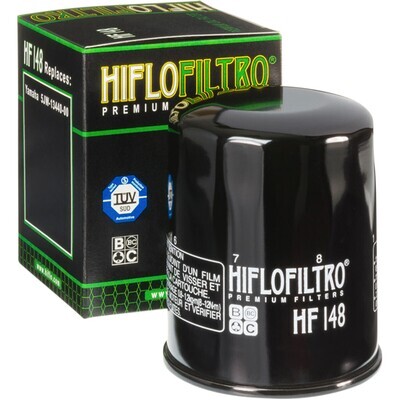 HF148 
HIFLOFILTRO
OIL FILTER SPIN-ON PAPER GLOSSY BLACK