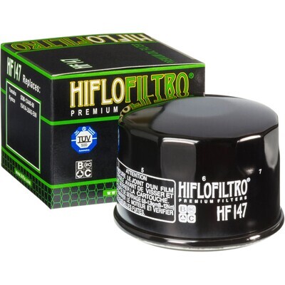 HF147 
HIFLOFILTRO
OIL FILTER SPIN-ON PAPER GLOSSY BLACK