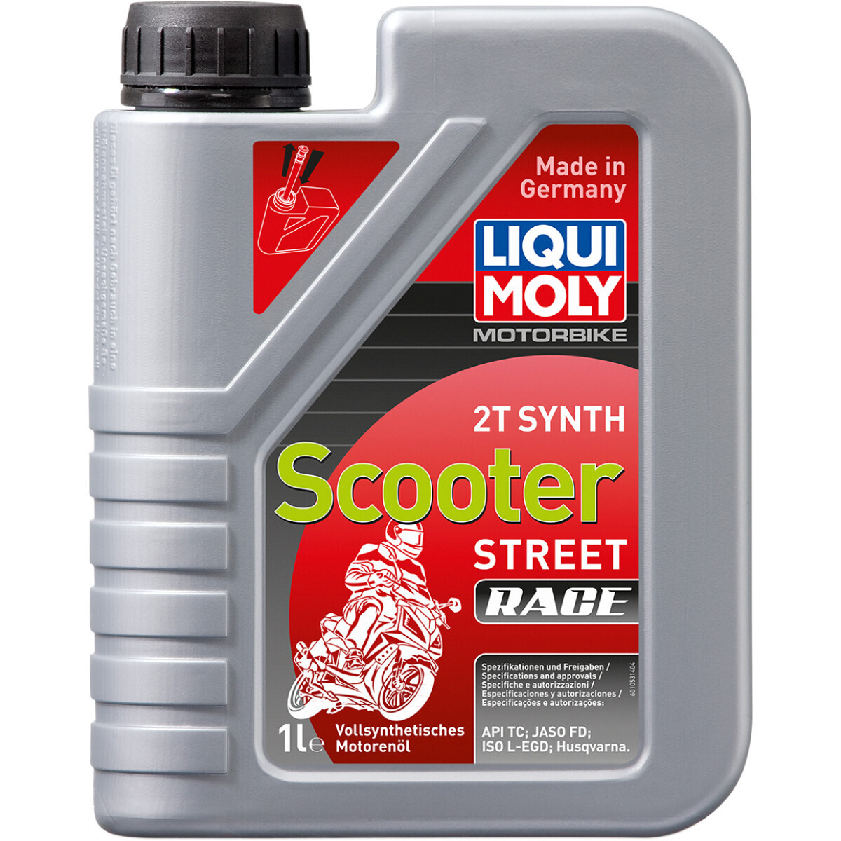 LIQUI MOLY
ENGINE OIL MOTORBIKE 2T FULLY SYNTHETIC 1 LITER
