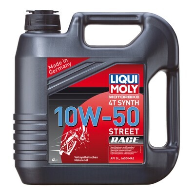 LIQUI MOLY
ENGINE OIL MOTORBIKE 4T 10W50 FULLY SYNTHETIC 1 LITER