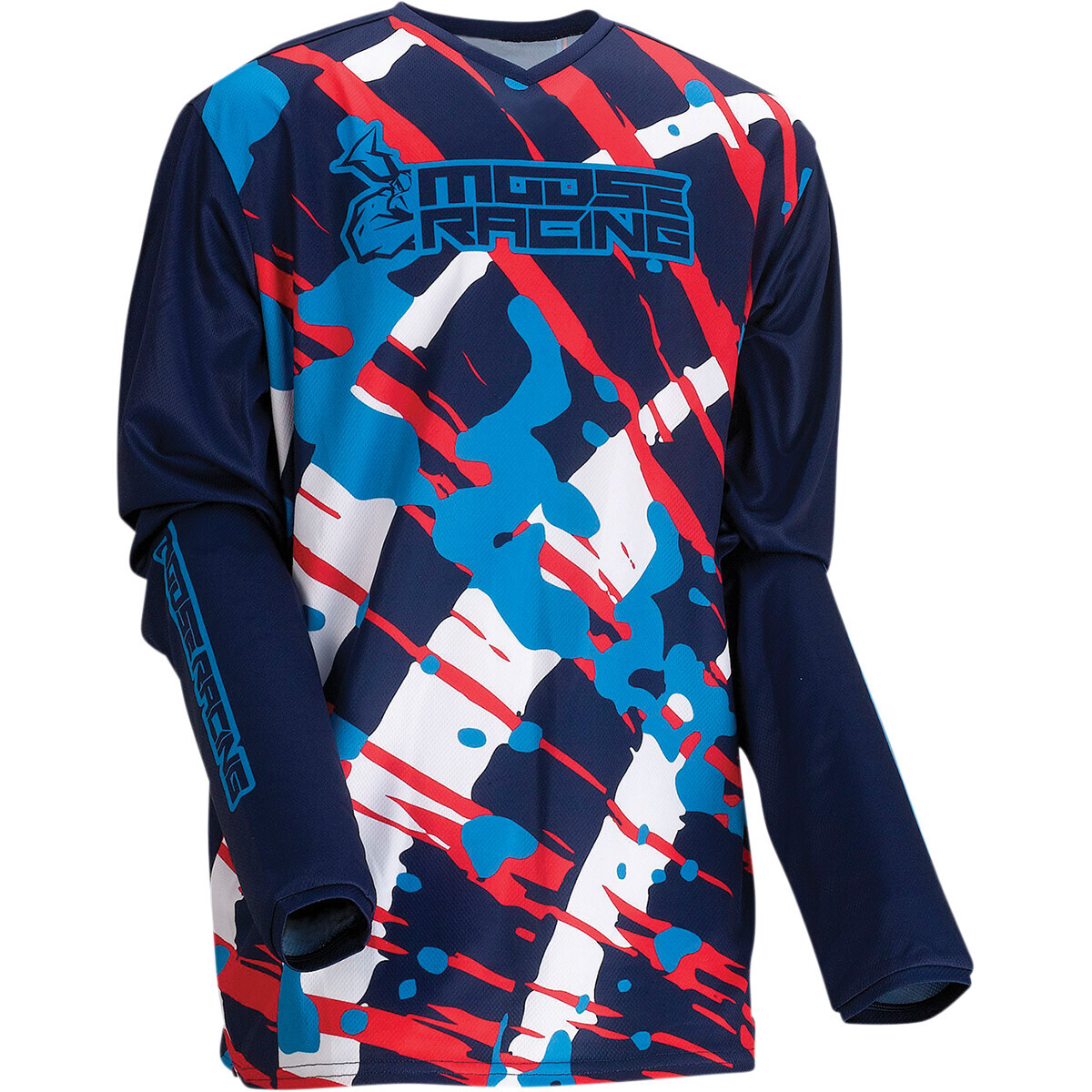 MOOSE JERSEY YOUTH AGROID BLUE