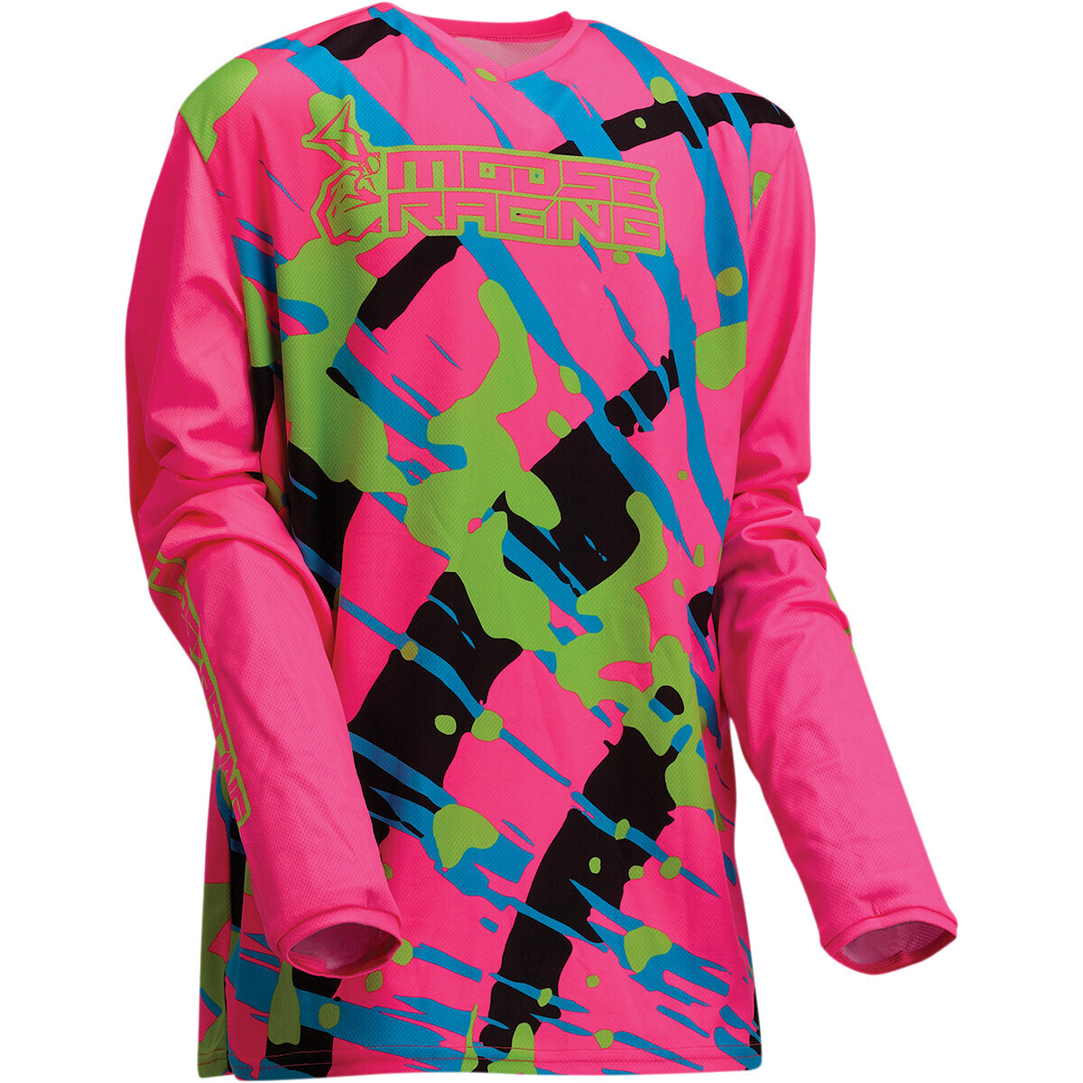 MOOSE JERSEY YOUTH AGROID PINK