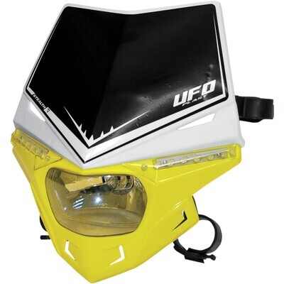 UFO
STEALTH HEADLIGHT (12V/35W & LED) DUAL COLOR WHITE/RM-YELLOW