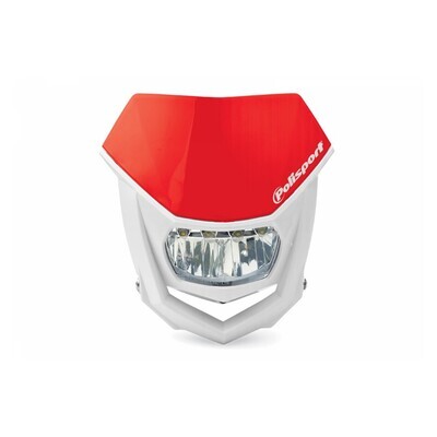 POLISPORT
HALO LED HEADLIGHT ECE APPROVED RED/WHITE