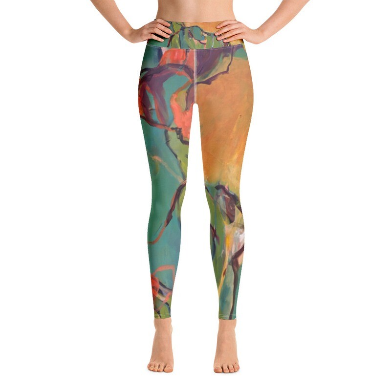 &quot;Entfaltung&quot; ARTLeggings lang mit hohem Bund