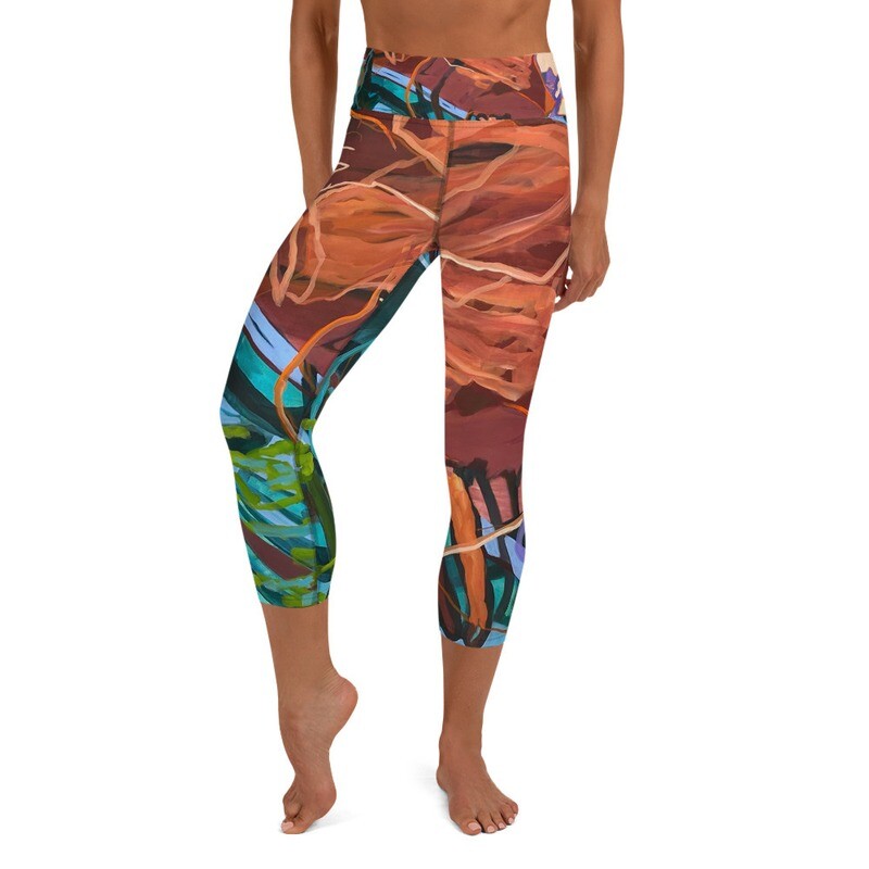 &quot;Multiversum FOUR&quot; 3/4-ARTLeggings mit hohem Bund
