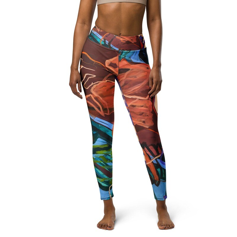 &quot;Multiversum Four&quot; ARTleggings lang mit hohem Bund