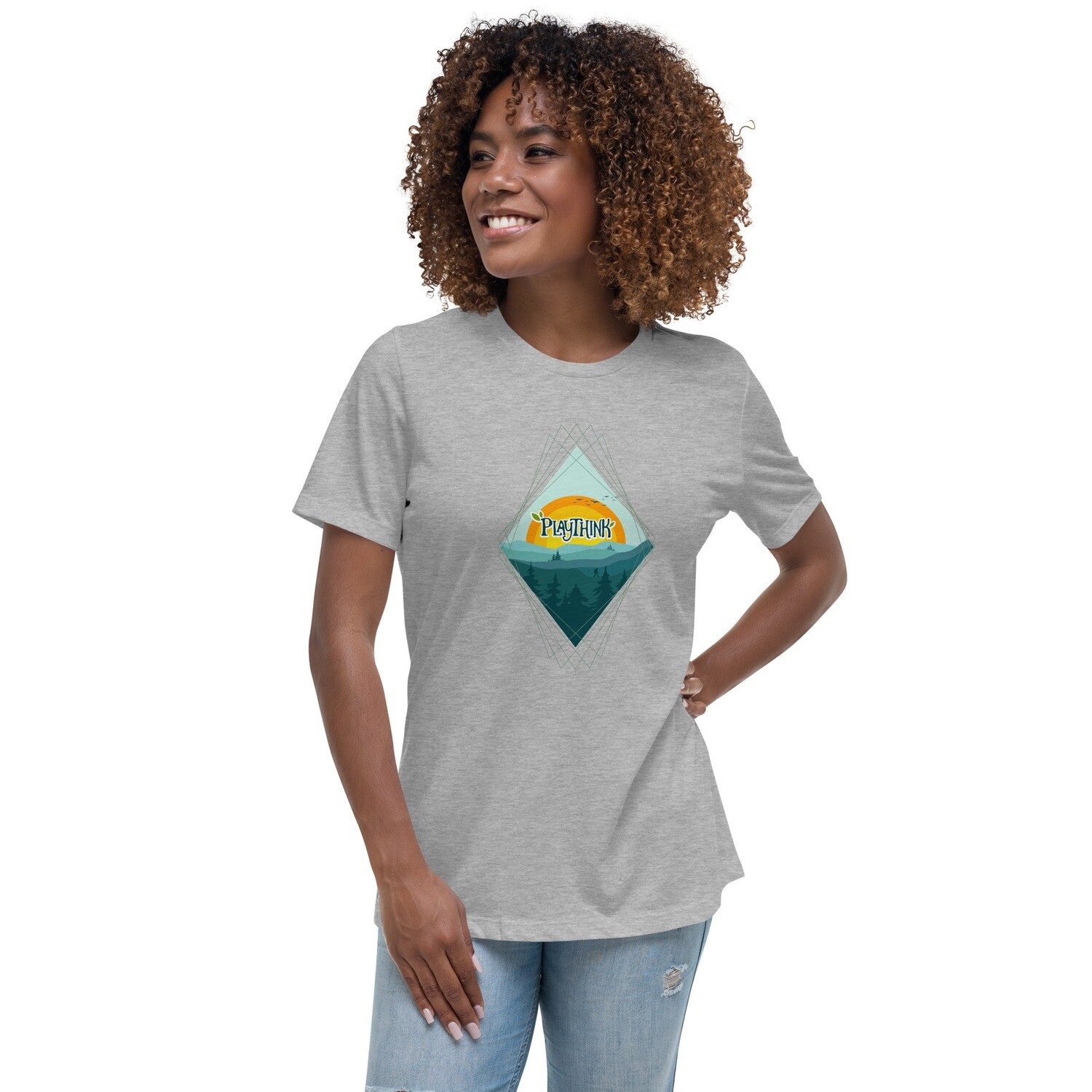 2022 PlayThink Geometric Women's T-Shirt