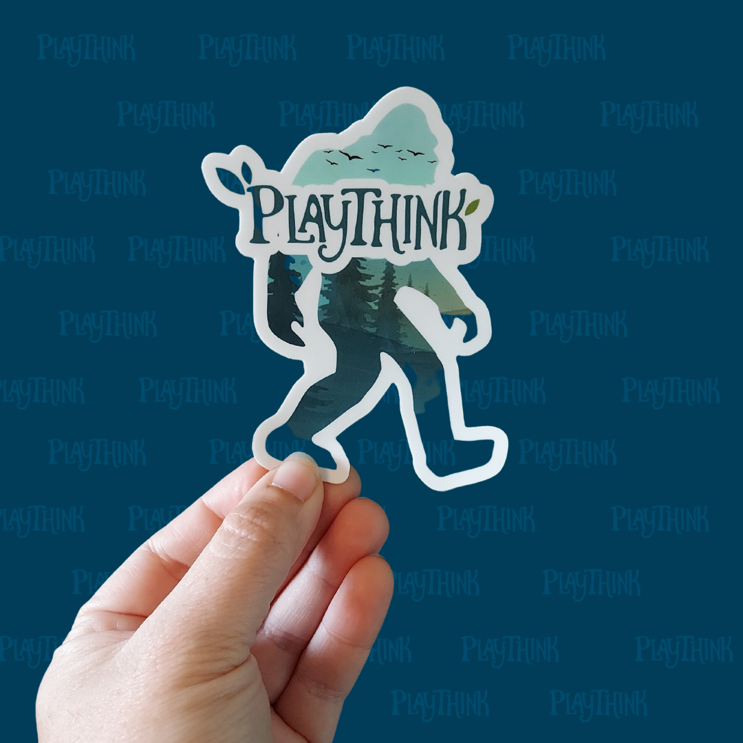 PlayThink Sasquatch Sticker