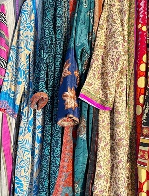 Silk Long Kimono