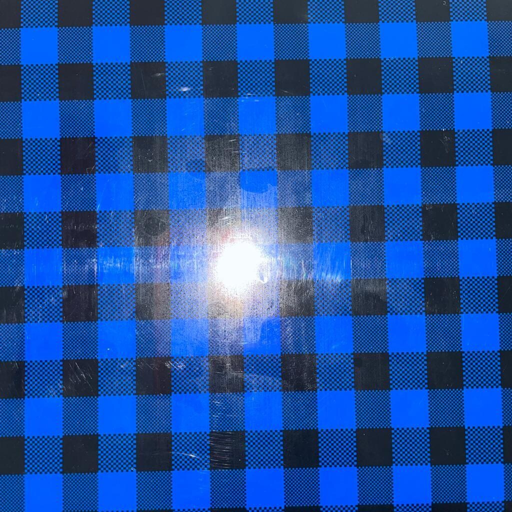 Blue Black Check - HTV