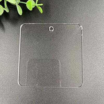Clear Acrylic Square - 50mm