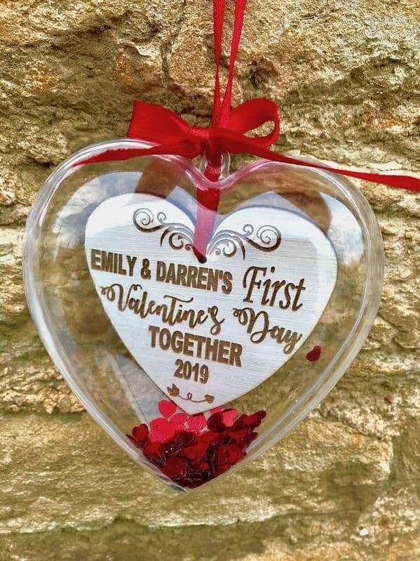 Heart Baubles - 8cm