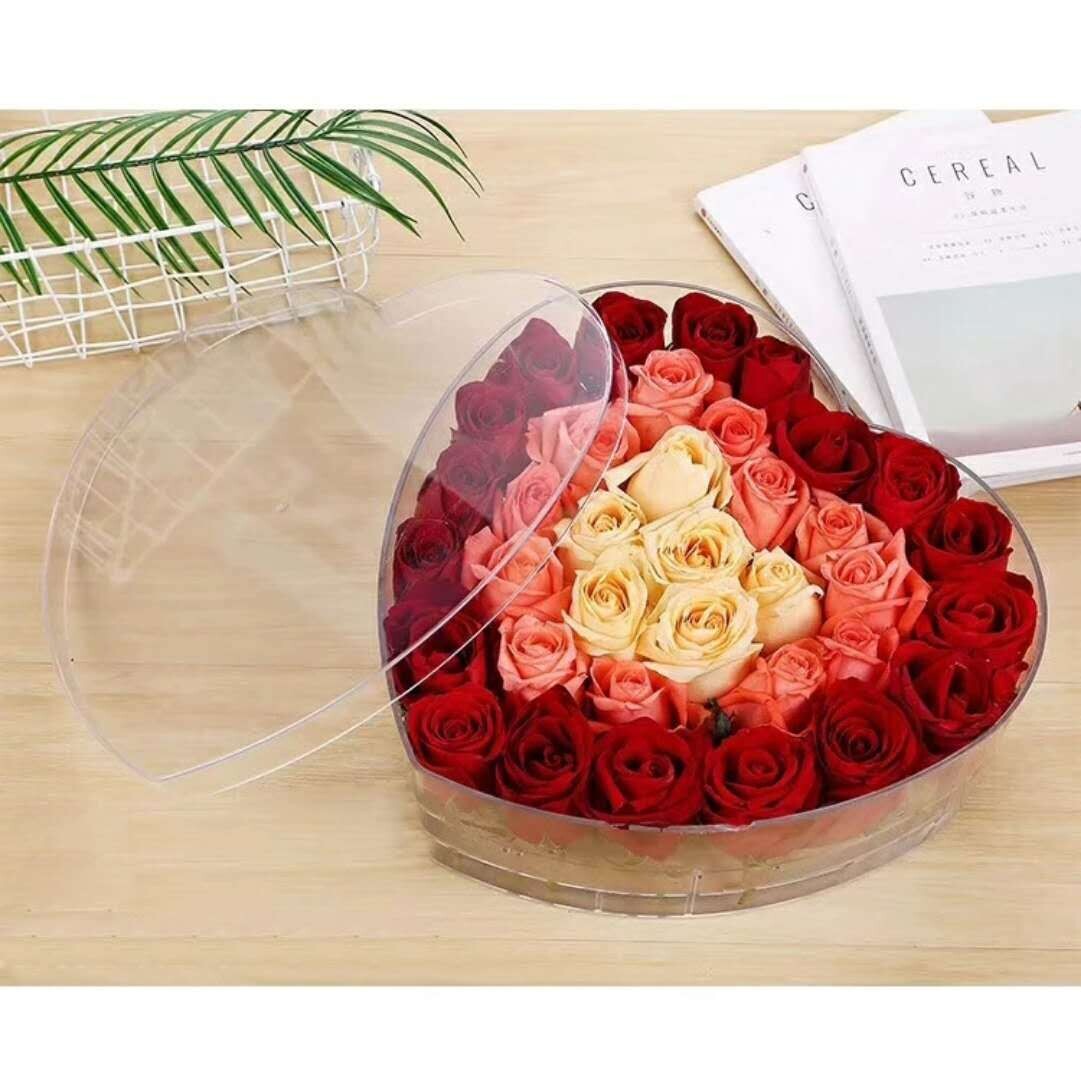 Heart-Shaped Acrylic Box