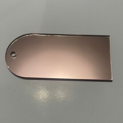 Mirror Rose Gold Acrylic Arch - 72mm