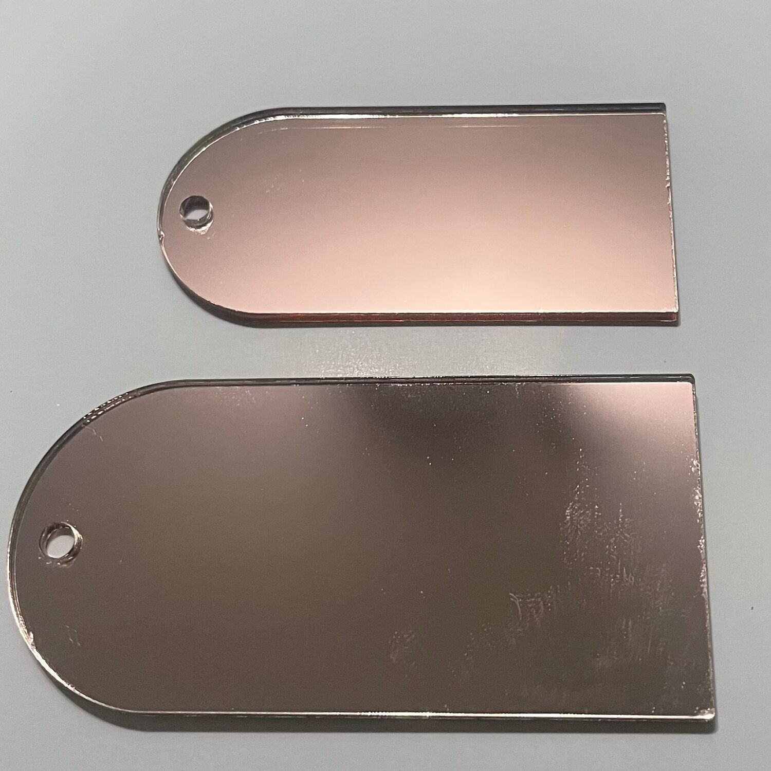 Mirror Rose Gold Acrylic Arch - 60mm x 3mm