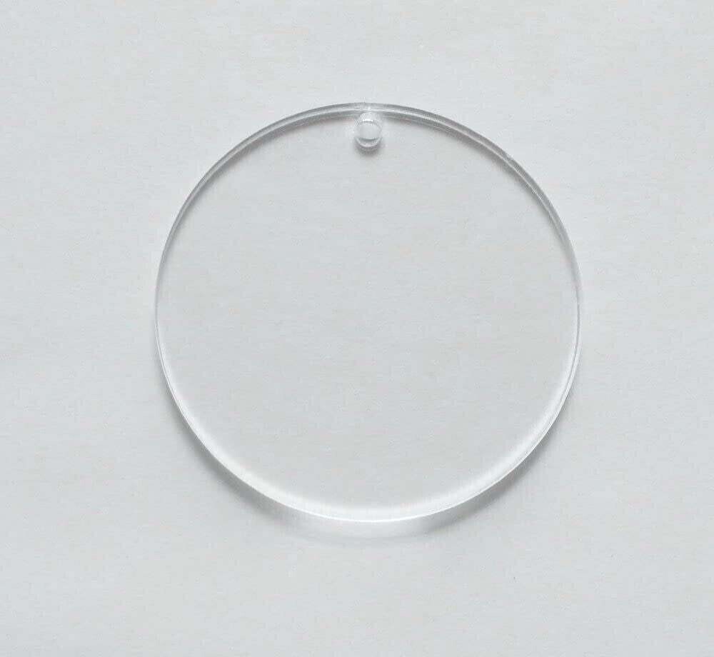 Clear Acrylic Round - 70mm