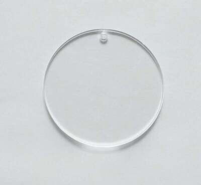 Clear Acrylic Round - 70mm