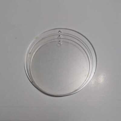 Clear Acrylic Round - 90mm