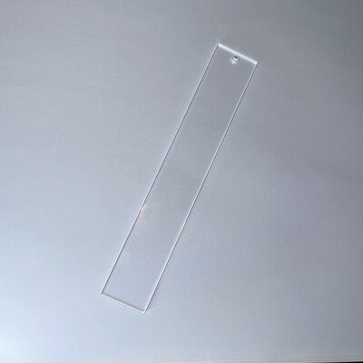 Clear Acrylic Bookmark - 1,5mm