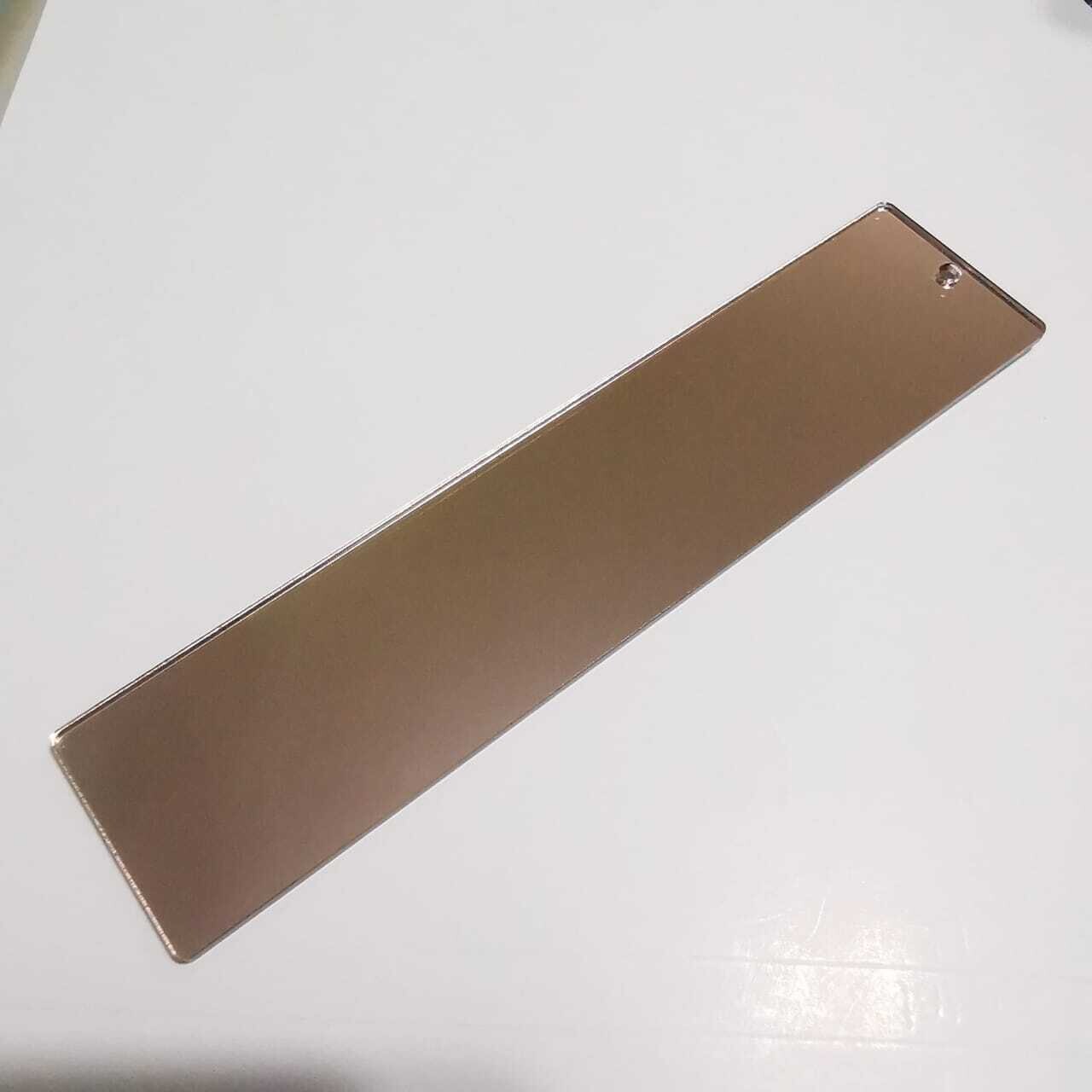 Rose Gold Acrylic Bookmark