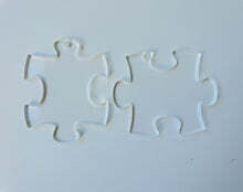 Clear Acrylic Puzzle Combo - 2 Piece Set