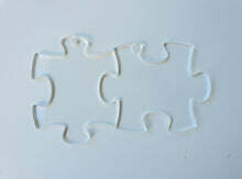 Clear Acrylic Puzzle Combo - 2 Piece Set