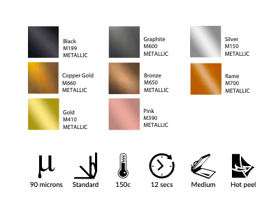Metallic Flex HTV - Metallic Bronze