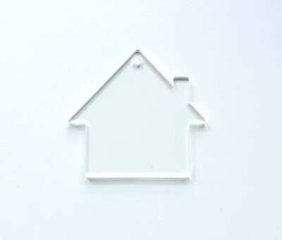 Clear Acrylic House Disc