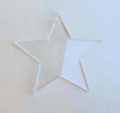 Clear Acrylic Star Disc
