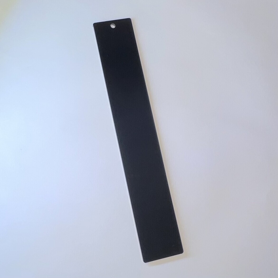 Black Acrylic Bookmark - 3mm
