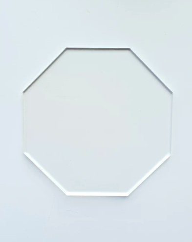 Milestone Acrylic Octagon - 90mm x 3mm