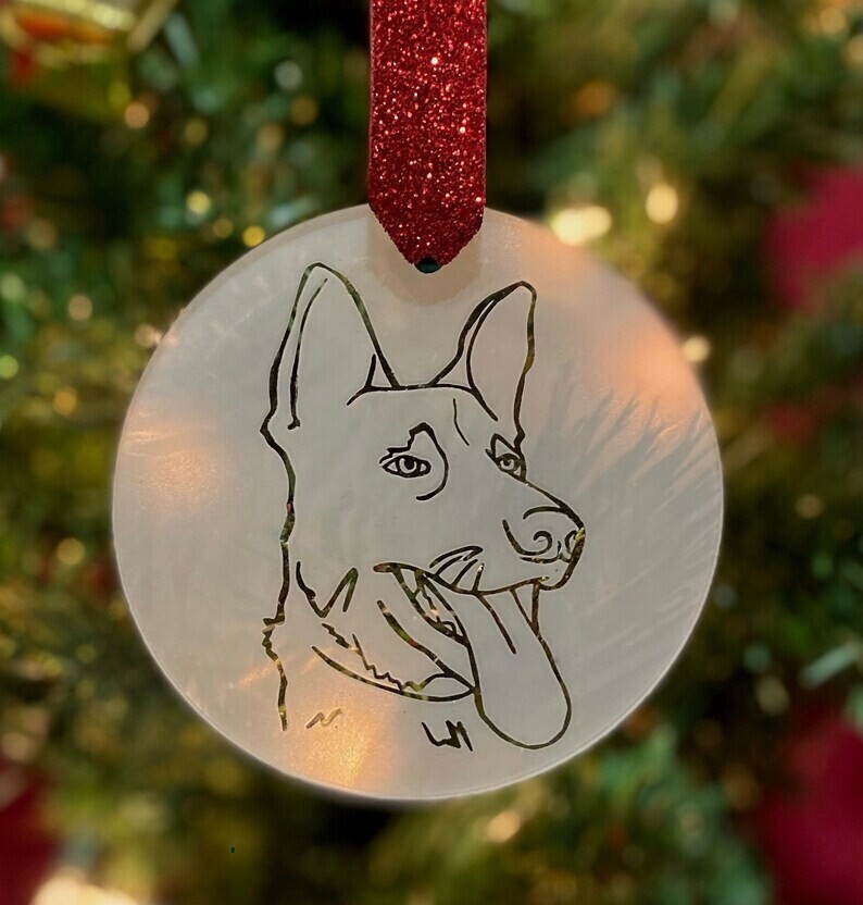 Frosted Acrylic Disc - 80mm