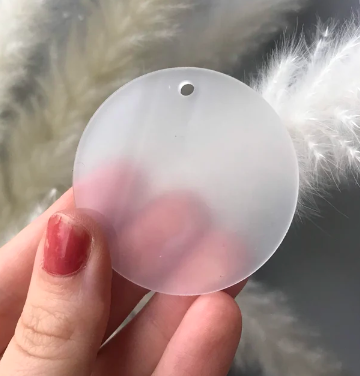 Frosted Acrylic Disc - 50mm x 3mm