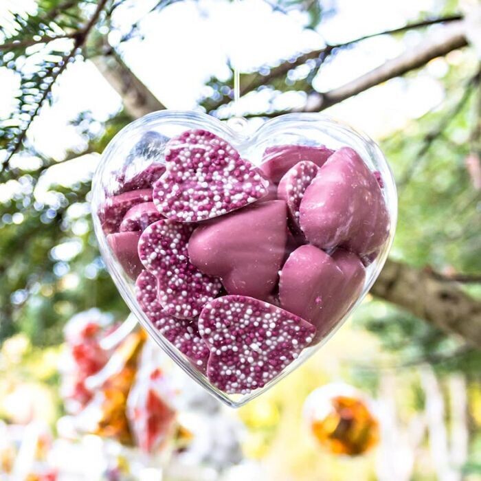 Heart Baubles - 6cm