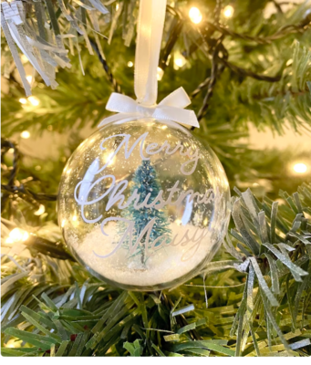 Round Split Bauble - 80mm